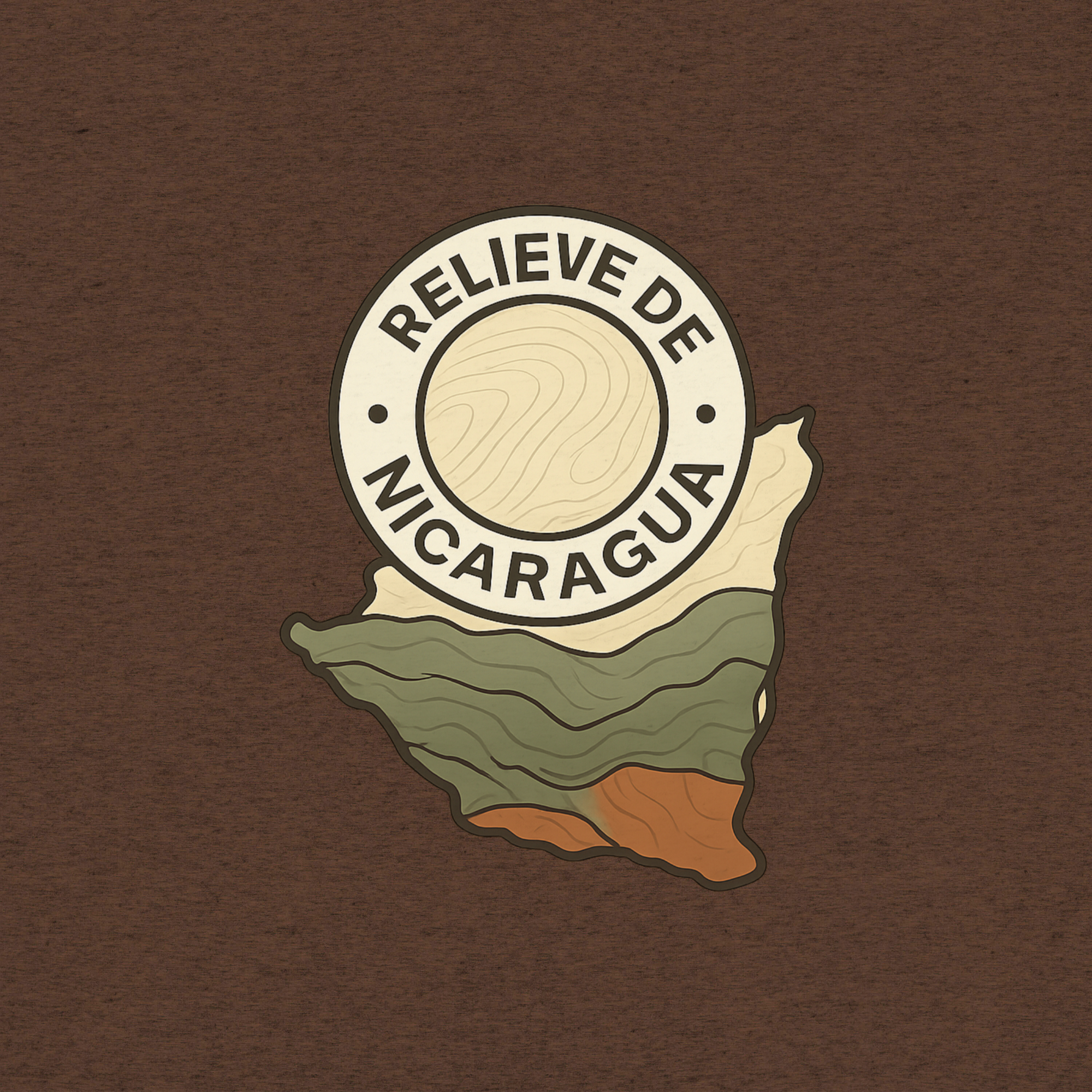 Relieve de Nicaragua Short sleeve t-shirt